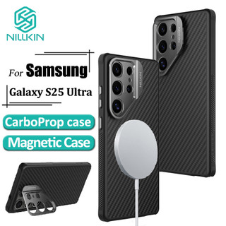 Capa Nillkin CarboProp Para Samsung Galaxy S25 Ultra Fibra De Aramida + Magnética TPU em Oferta na Shopee