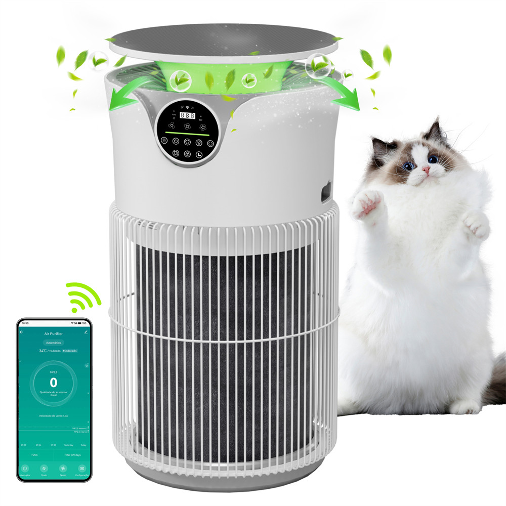 Smart Cat Purificador de Odor Para Gato Caixa de Areia Desodorizador Automático Pet WC Purificador de Ar - Bivolt