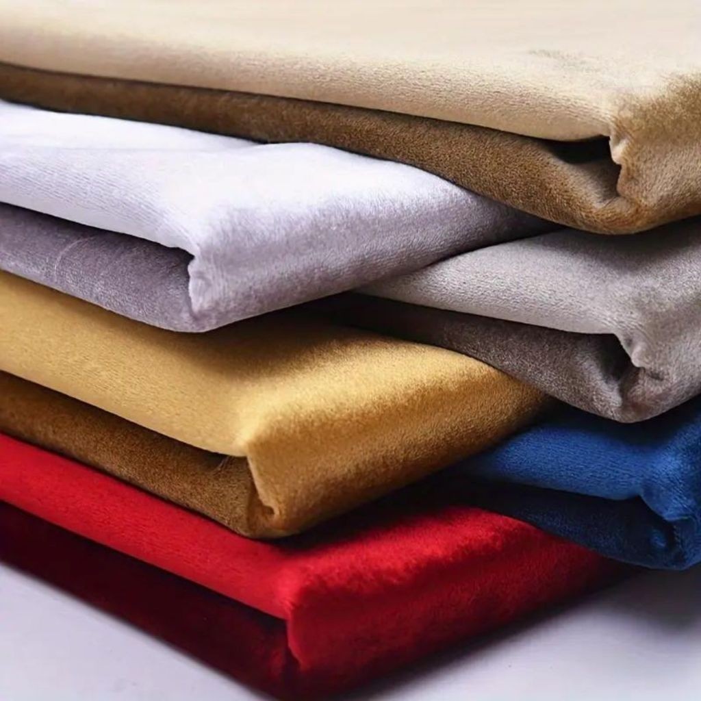 Tecido Veludo 8 Metros Suede Liso Veneza Poliéster 1,50 Largura