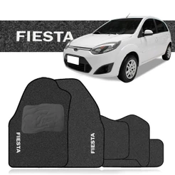 Tapete Automotivo Fiesta Rocam 2002 a 2014 Carpete Molde da Medida do Carro