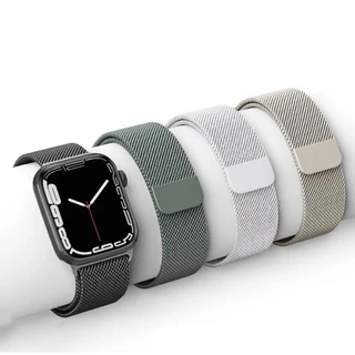 Pulseira De Metal Milanese Magnético Para Smartwatch AppleWatch Cores