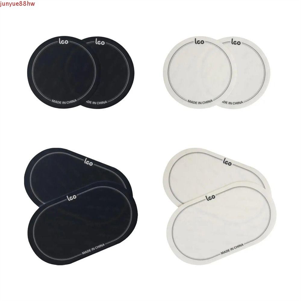 JUNYUE Patch De Bumbo , Protetor De Pele De Tambor Único/Duplo , Almofada De Chute De Desempenho De Remendo De Pedal