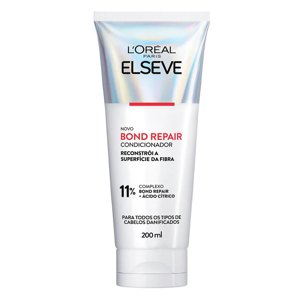 CONDICIONADOR ELSEVE BOND REPAIR CABELOS DANIFICADOS 200ML em Oferta na Shopee