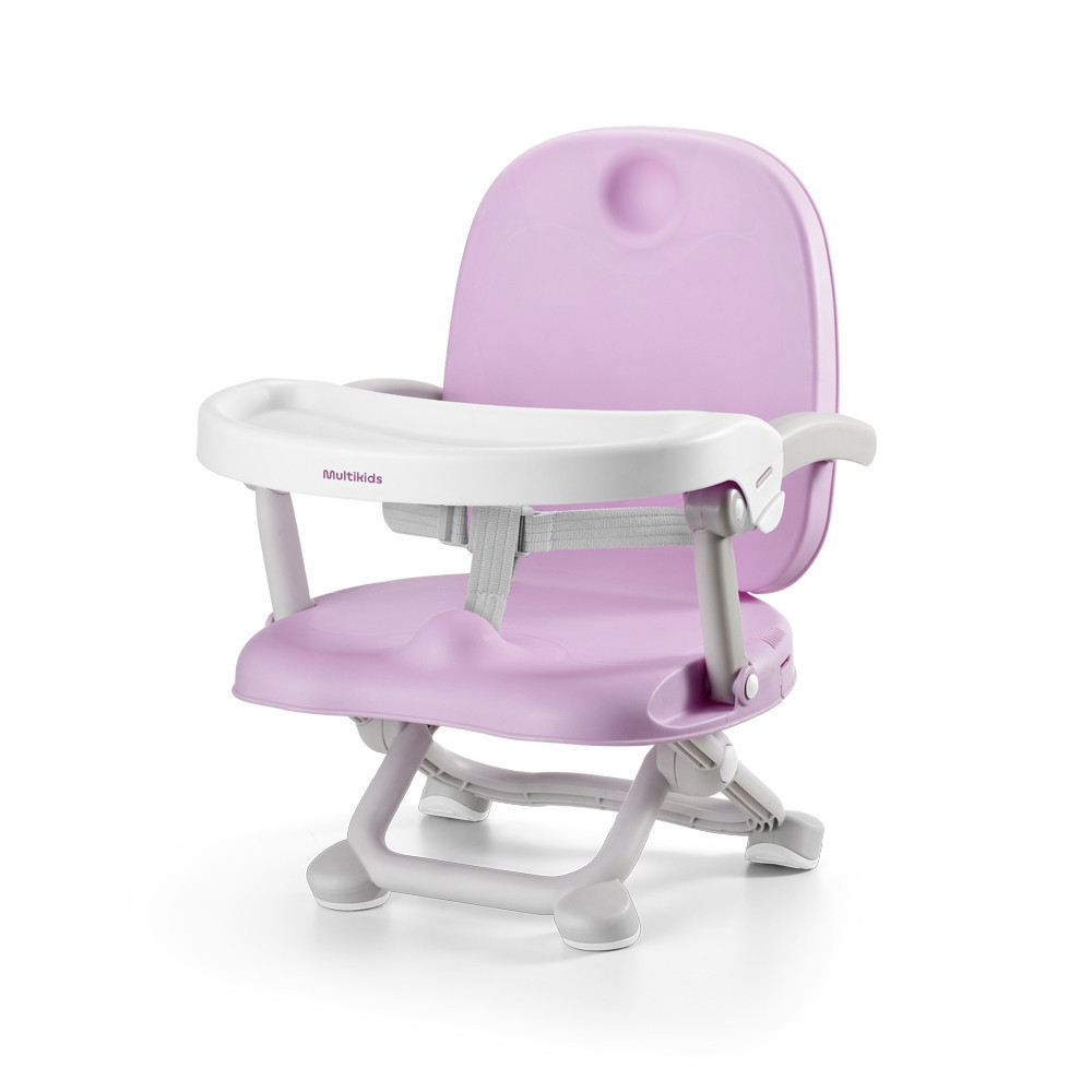 Cadeira de alimentação para Bebê Multikids 6M-15kg portátil Rosa - BB108OUT [Remanufaturado]