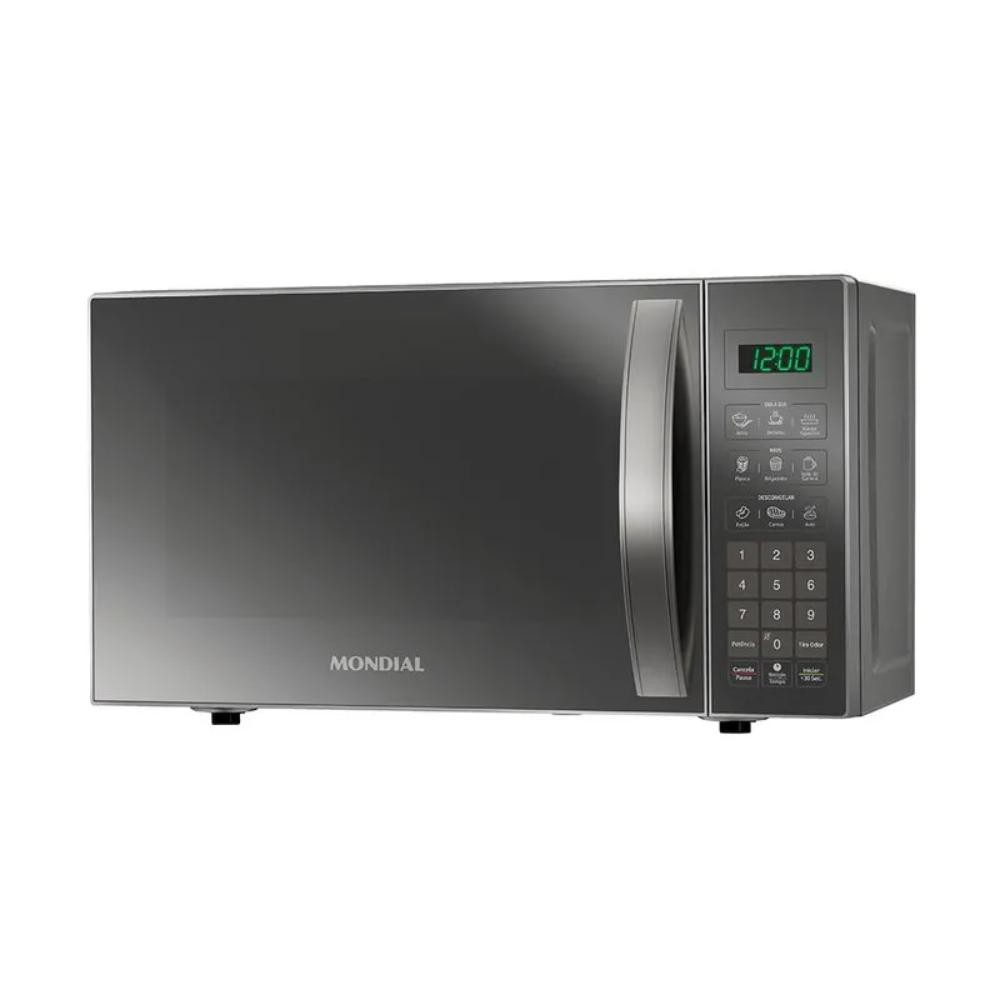 Microondas Mondial 21 Litros com Função Tirar Odor 1200W Espelhado 220V - MO-01-21-E - Home Appliances