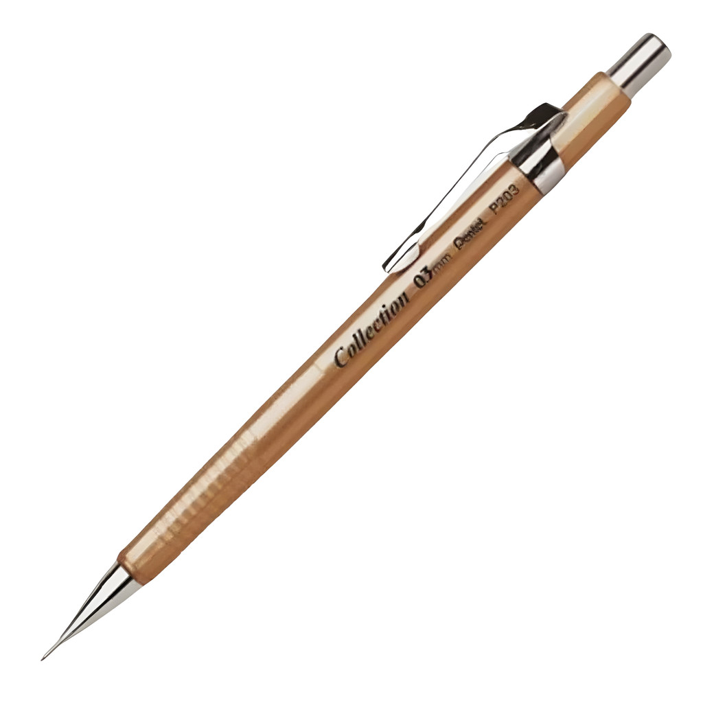 Lapiseira 0,3 Dourada Linha Sharp Legítima 203-x Pentel