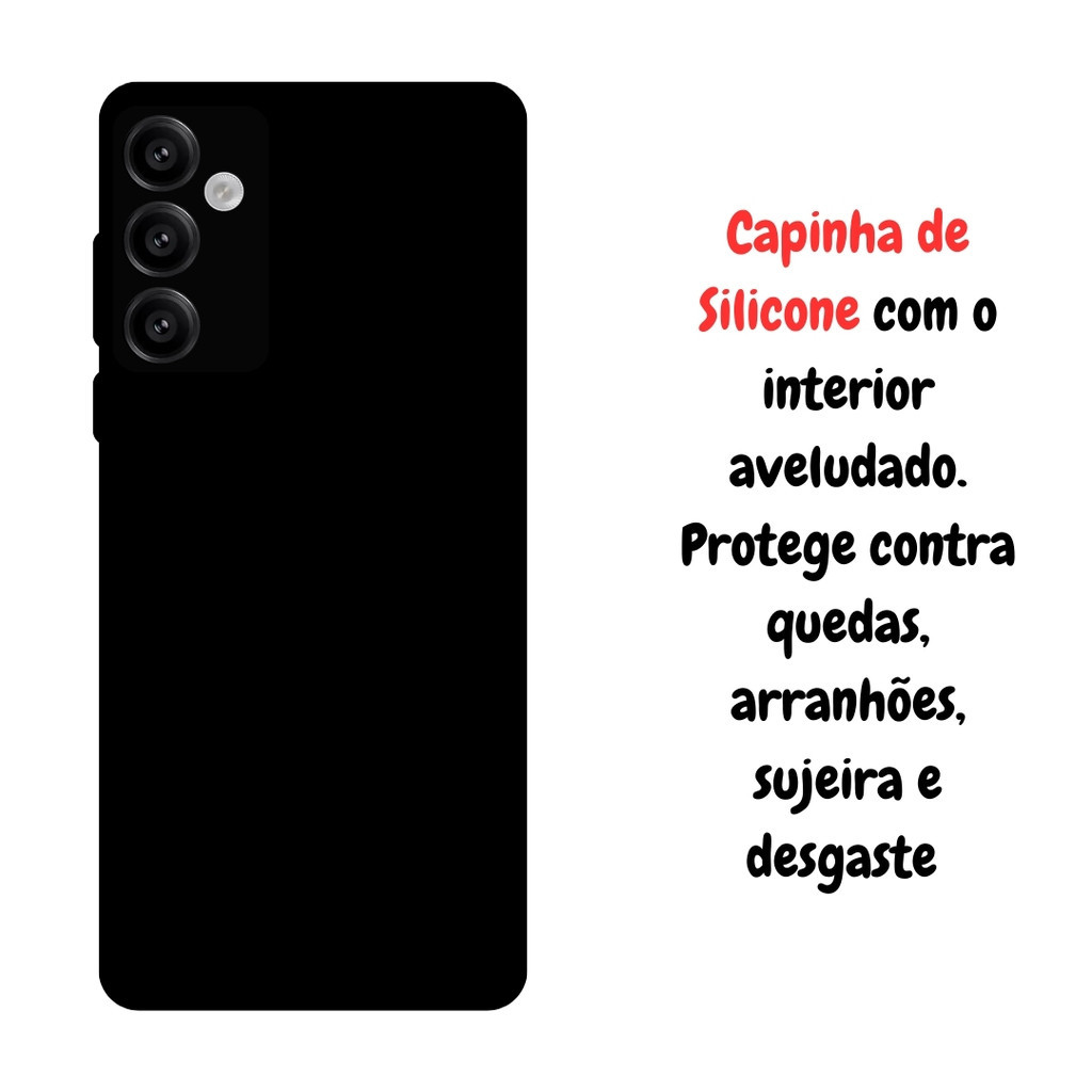 Película de Privacidade Samsung Galaxy M55 Com Furo + Capinha de Silicone