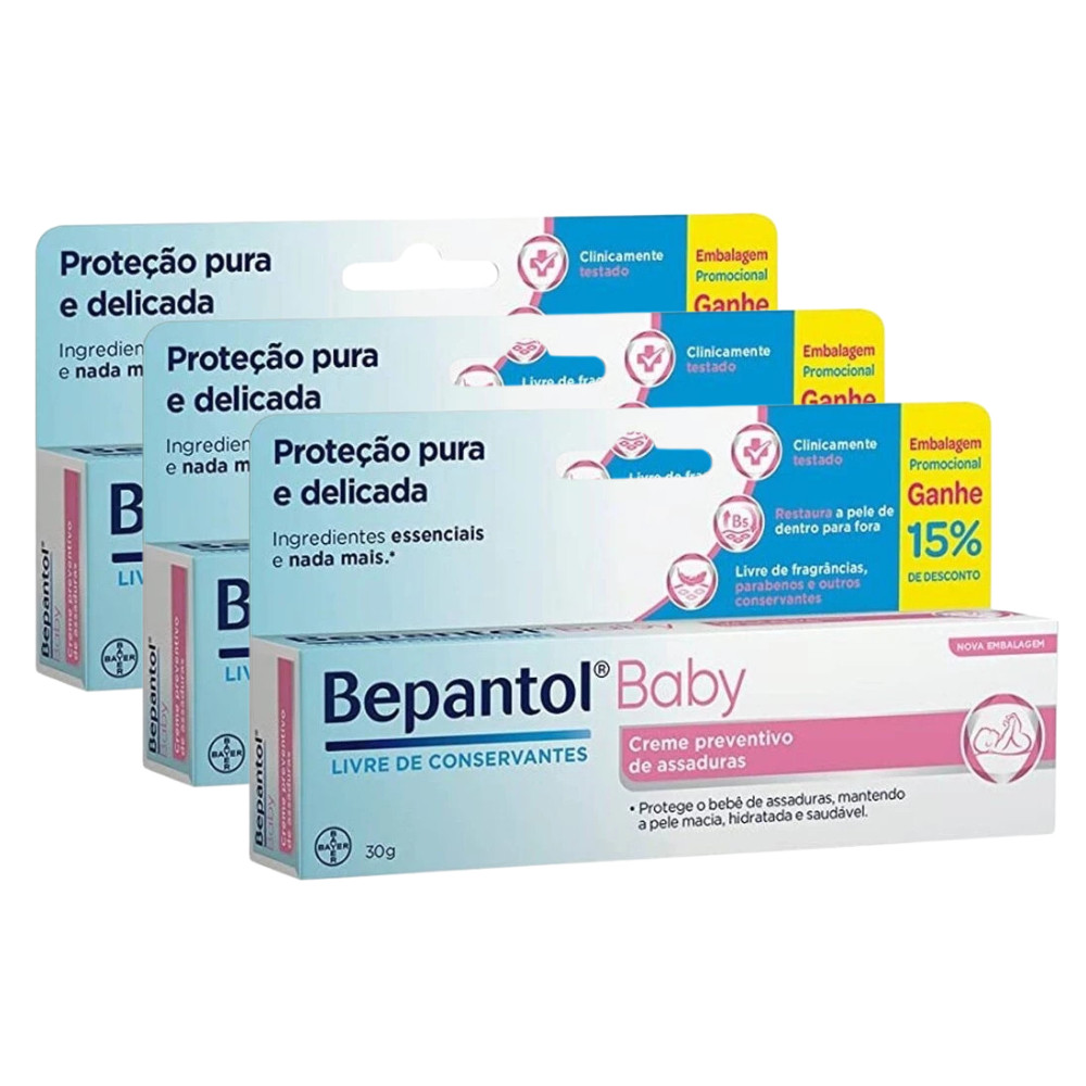 Creme Pomada de Assadura Bepantol Proteção Delicada 30gr