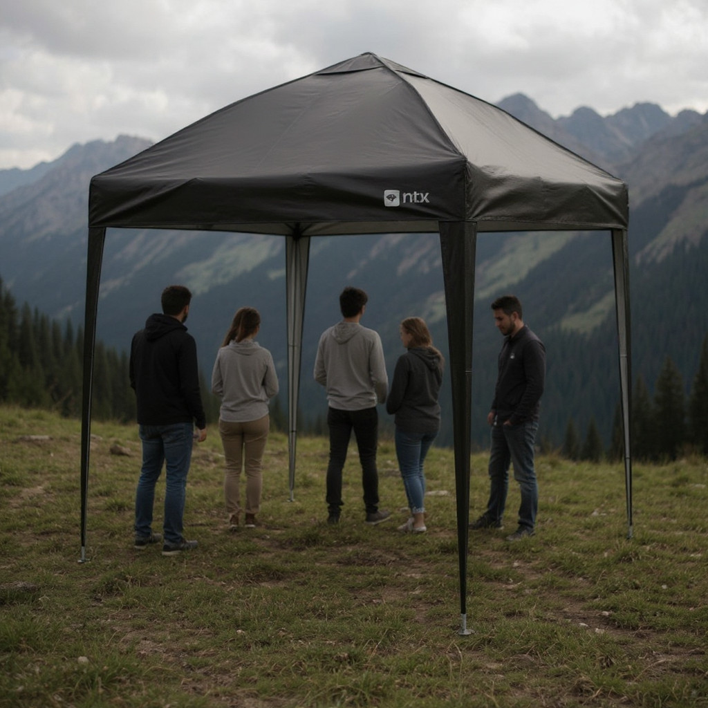 Gazebo 2x2m Portatil Dobravél Protecao Sol Chuva Facil Montagem Camping Praia Jardim