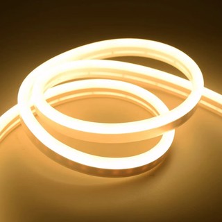Mangueira Fita LED Neon Flex Branco Quente 3500K 110v/220V Metros