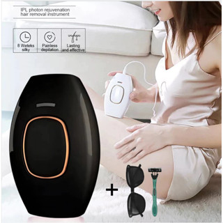 Máquina de depilação a laser de IPL para remoção dos pelos  Indolor  para rosto feminino e corpo cherry em Oferta na Shopee