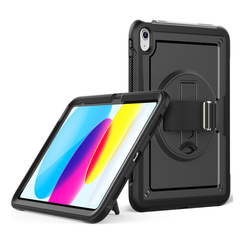 Capa Para 2022 iPad 10ª Geração 10,9polegadas A2696/A2757/A2777 Com Suporte Para A Mão E Bracket