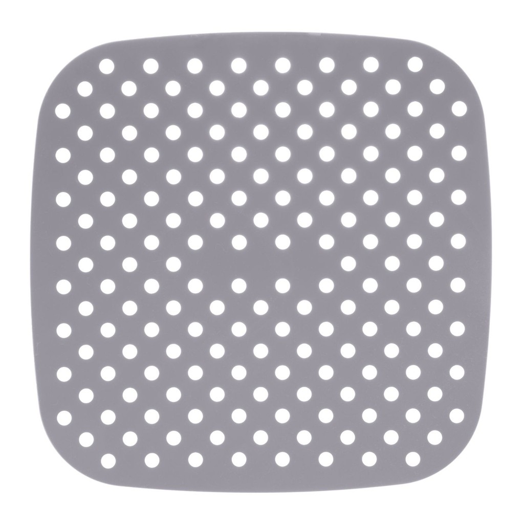 Tapete Protetor de Silicone para Air Fryer Quadrado Cinza - marca: Lyor em Oferta na Shopee