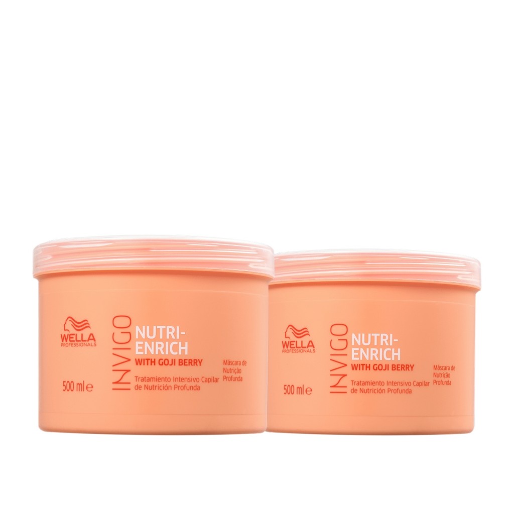Kit Wella Professionals Invigo Nutri Enrich Máscara 500 Extra (2 unidades)