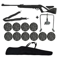 Carabina de Pressão Nitro Advanced 5.5mm – CBC + 10 Chumbo + Capa + Bandoleira + Alvo Javali