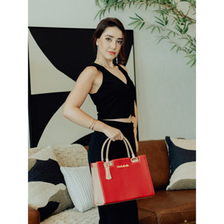 Bolsa Feminina Vermelha Uselabelle Marca Original em Couro Oferta Relâmpago em Oferta na Shopee