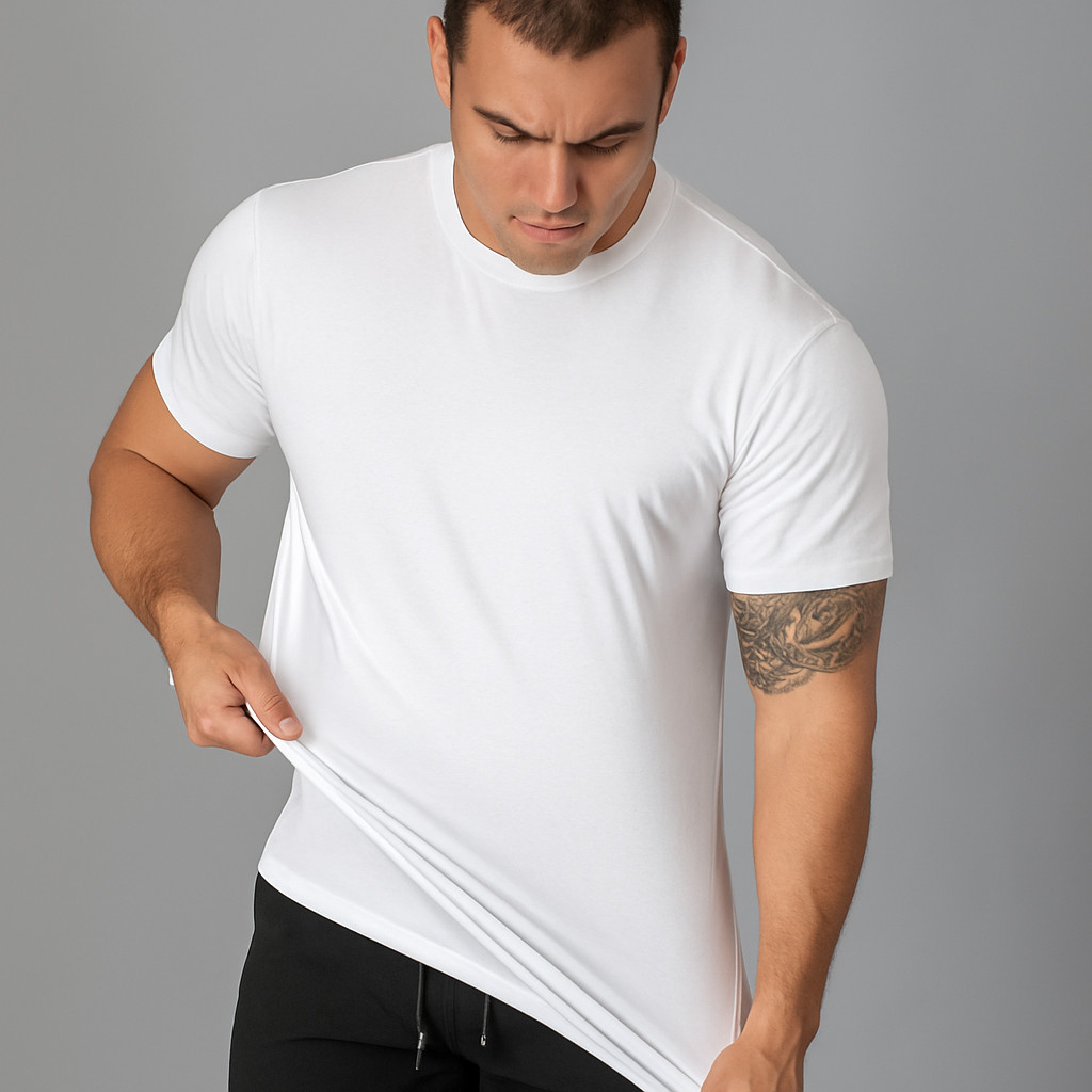Camiseta Peruana Algodão Egípcio Malha Premium