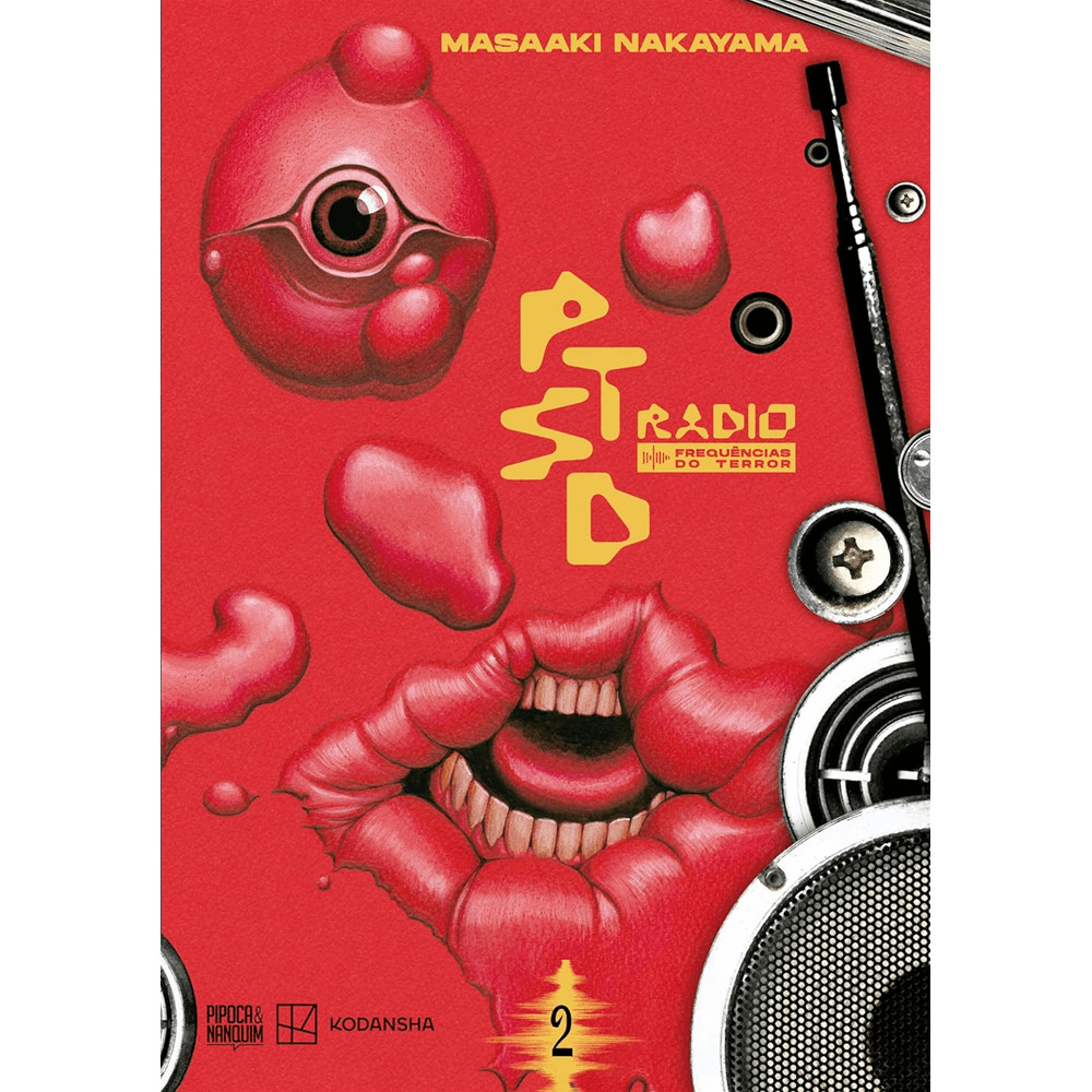 Capa do livro Livro - PTSD Radio: Frequências do Terror 02 - Masaaki Nakayama, Pipoca & Nanquim