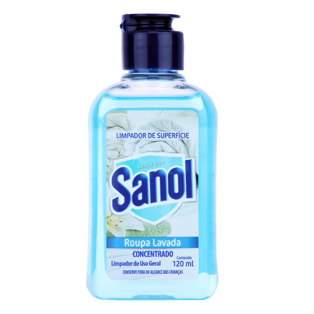 Limpador de Superfície Sanol - Roupa Lavada 120 ml em Oferta na Shopee