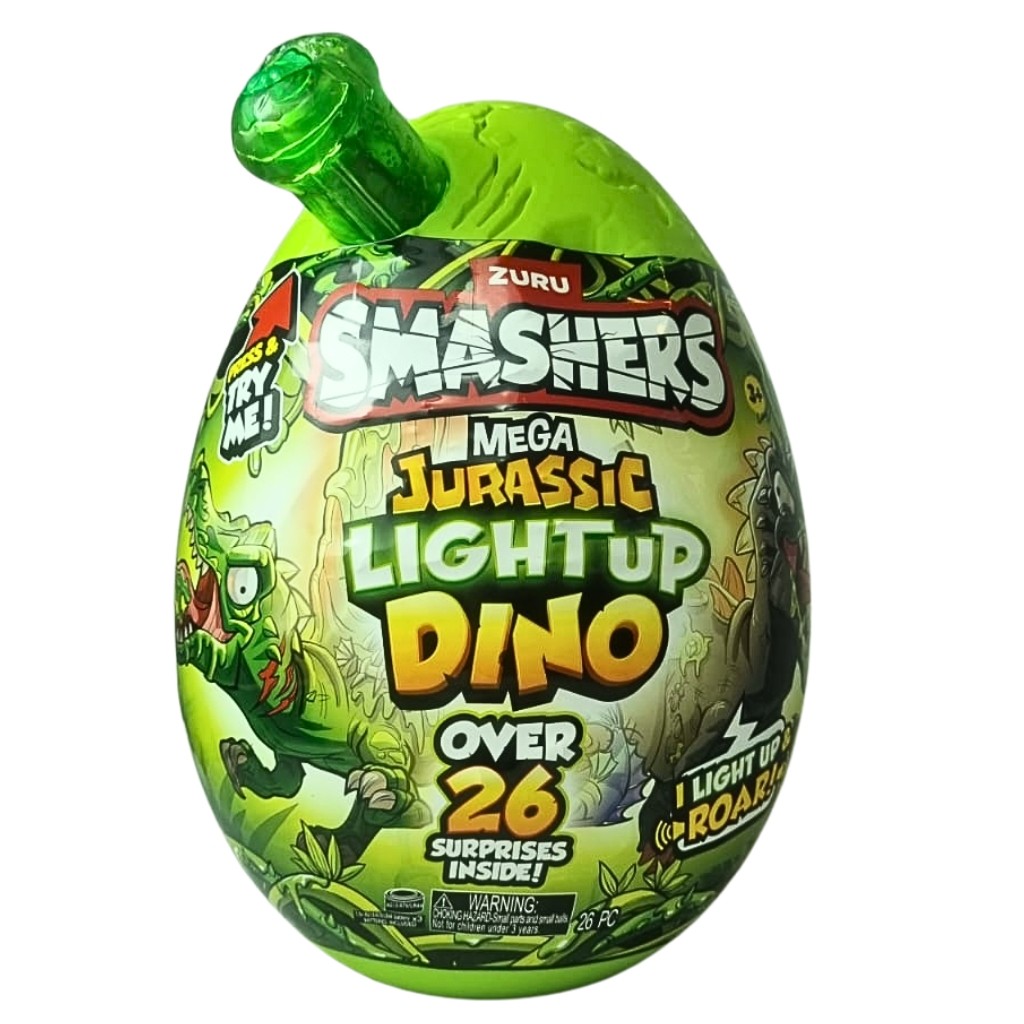 Smashers Jurassic Light Dino Série 1 Ovo Grande F0128-7 Fun - Mom & Baby