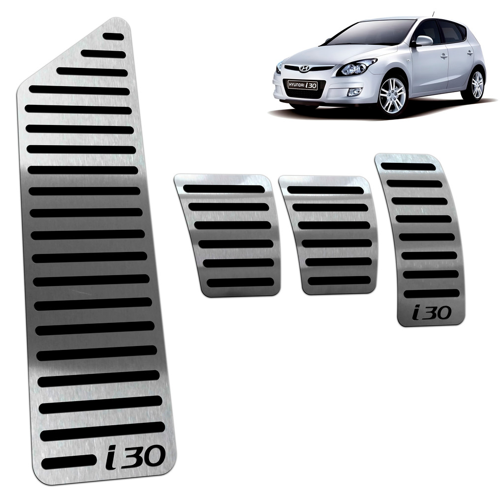 Kit Pedaleira Descanso Pé Compatível i30 2010 até 2012 em Oferta na Shopee