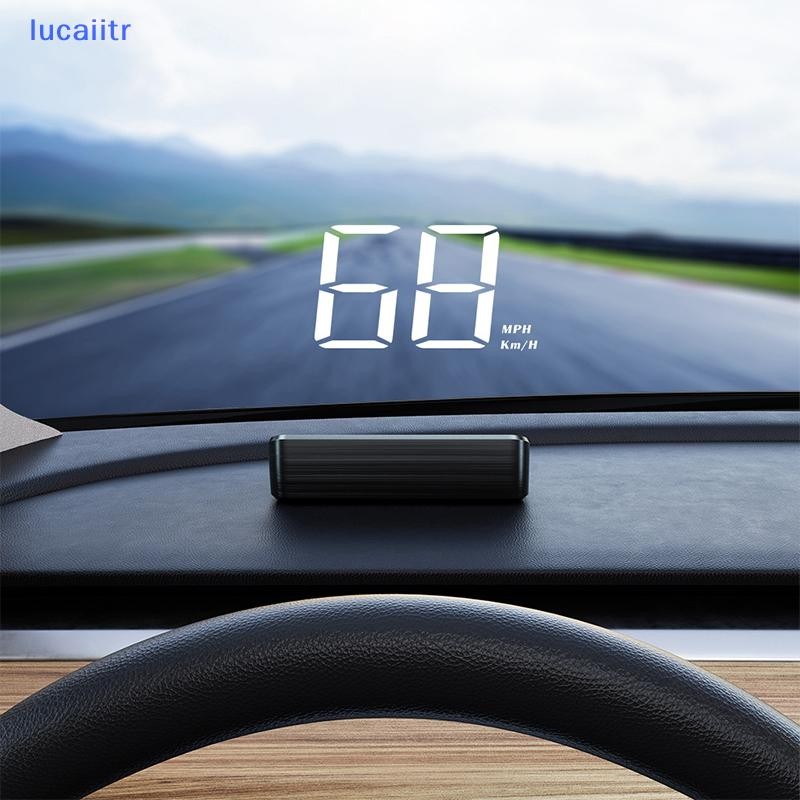 lucaiitr Velocímetro De Carro HUD GPS Up Display Digital Medidor De Velocidade Pára-Brisa Projetor Para Veículos Caminhã