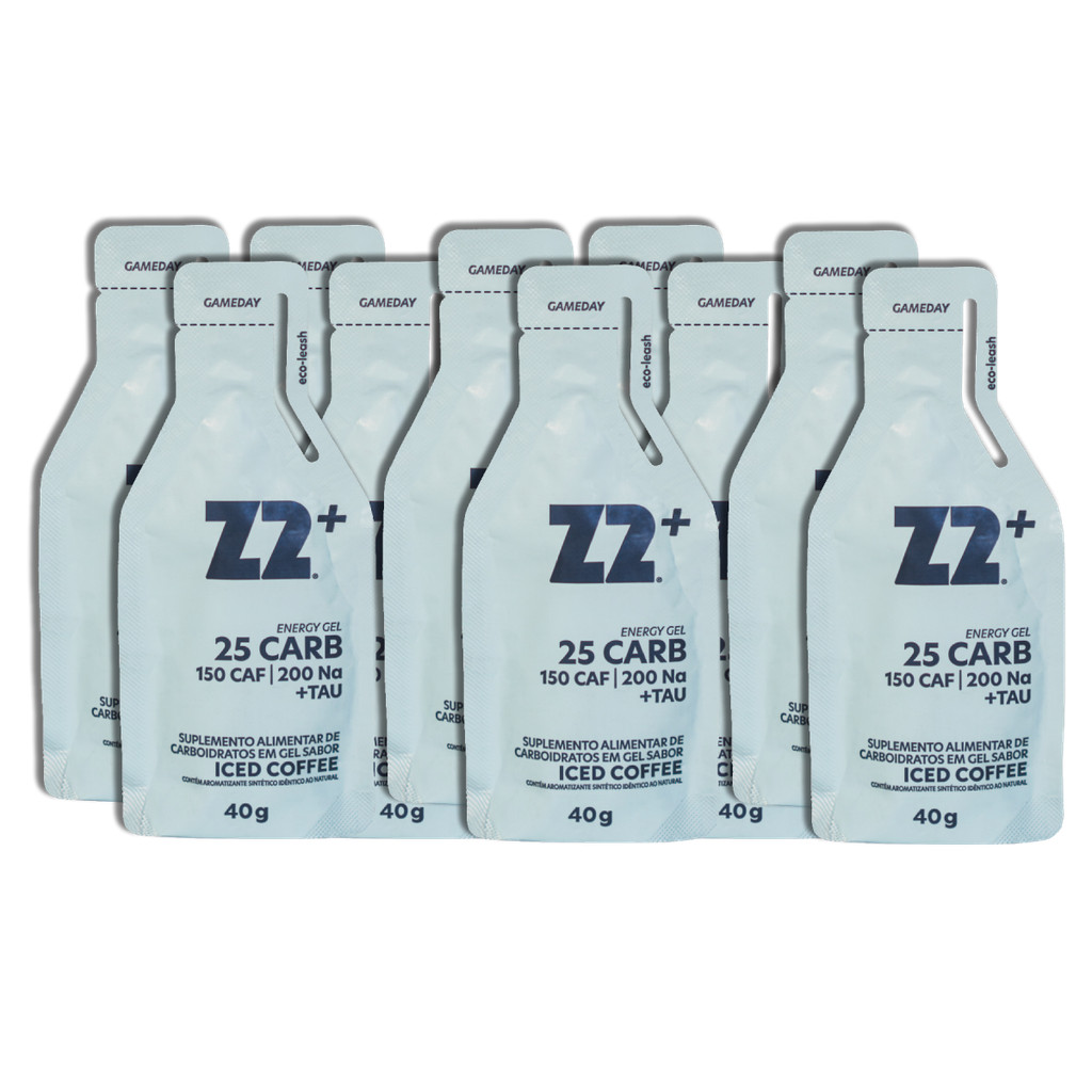 Energy Gel Z2+ - Iced Coffee com Cafeína - Z2 em Oferta na Shopee
