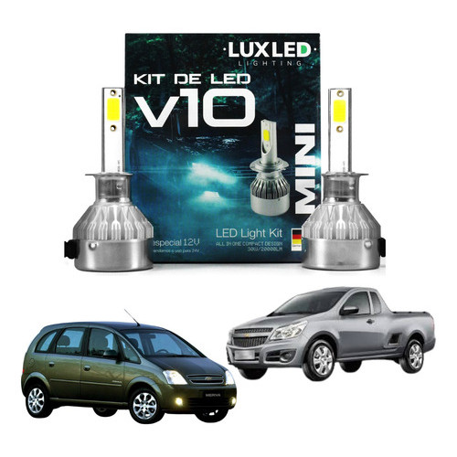 Farol Baixo-Montana 2003/10 2011 Meriva todos os modelos Led Lâmpada Xenom H1