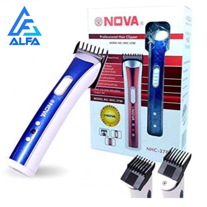 Maquina de Barbear Aparar Depilar - NOVA 3780 Cabelo Peito Perna Pelos Pezinho em Oferta na Shopee