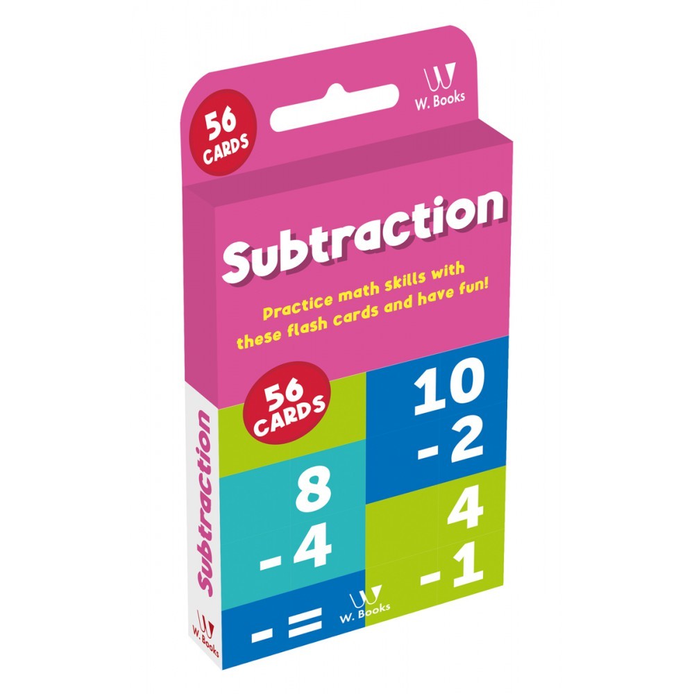 Livro Flash cards Flash Cards: Subtraction W.Books