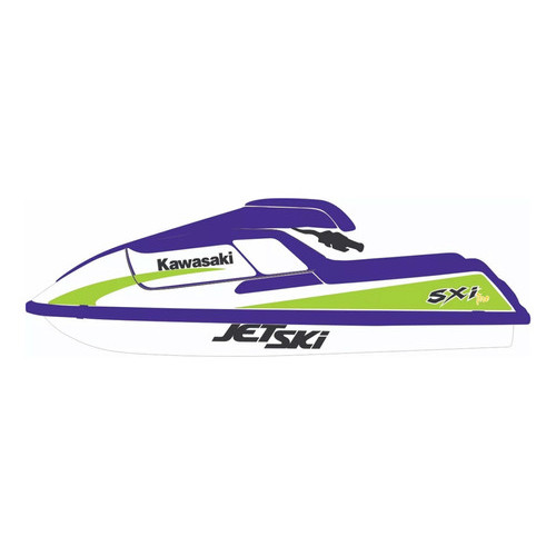 Kit Adesivo Faixa Jet Ski Kawasaki Sxi 750 Pro