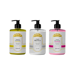 Kit 3 Sabonetes Coala Home Ameixa Dourada +Chá Branco + Flor de Cacto