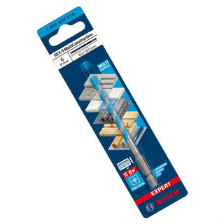 Broca Multimaterial 6mm x 100mm EXPERT HEX-9 MultiConstruction Bosch em Oferta na Shopee