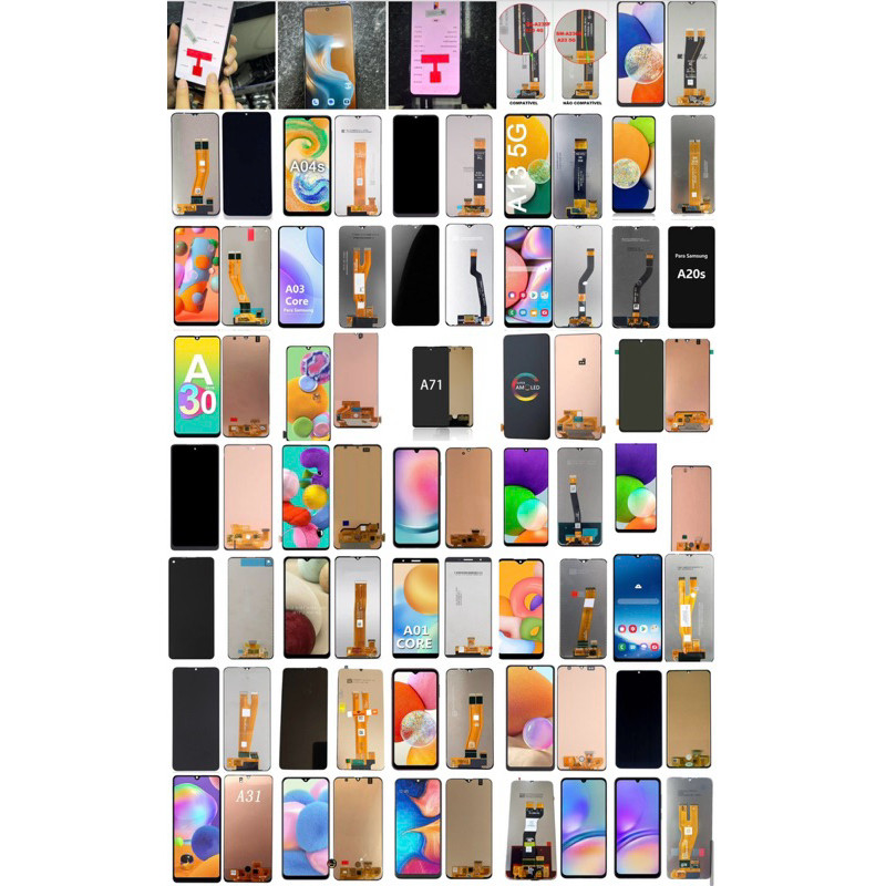 Tela Touch Frontal Para Galaxy A14 A13 A12 A06 A05s A05 A04 A04S M14 M13 M23 M33