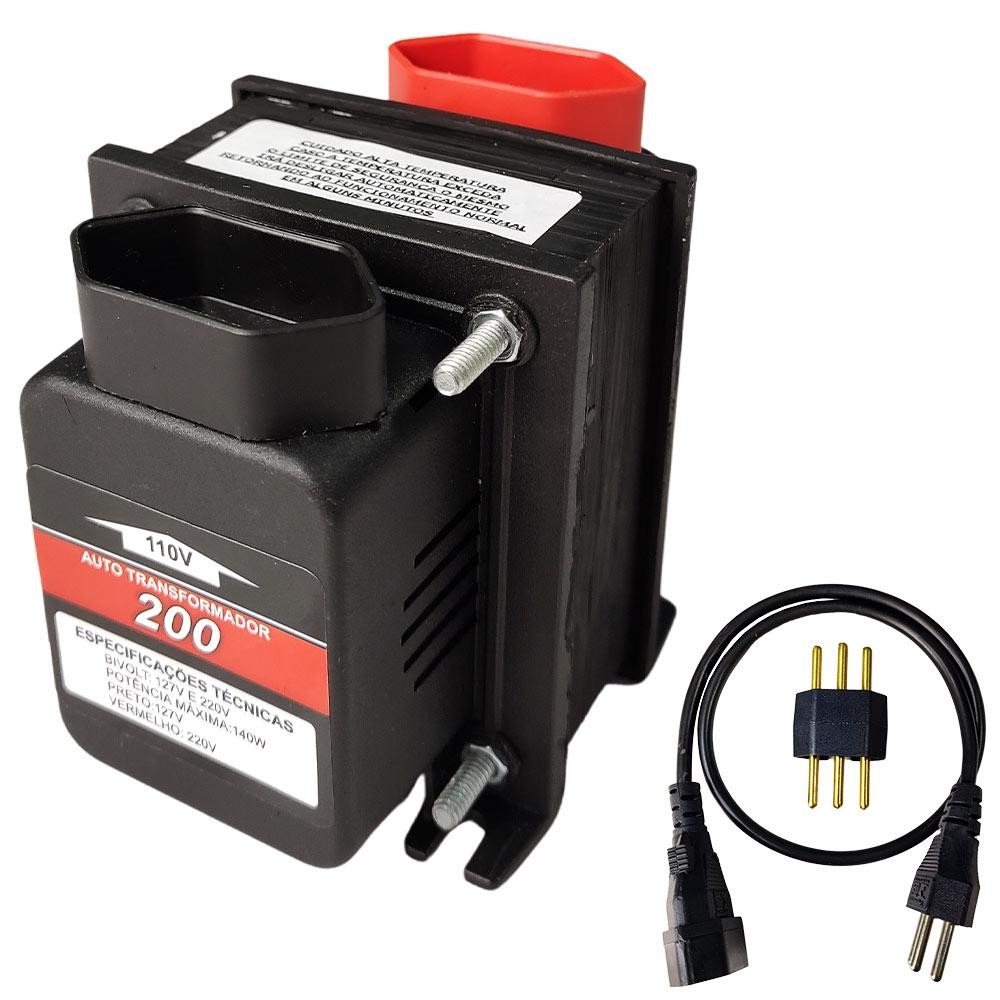 Transformador de Voltagem 140W Bivolt EVAT200 EVALD - Home Appliances
