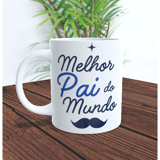 Caneca de porcelana personalizada xícara com frases divertida e engraçada delicadas pai xicara porcelana ceramica