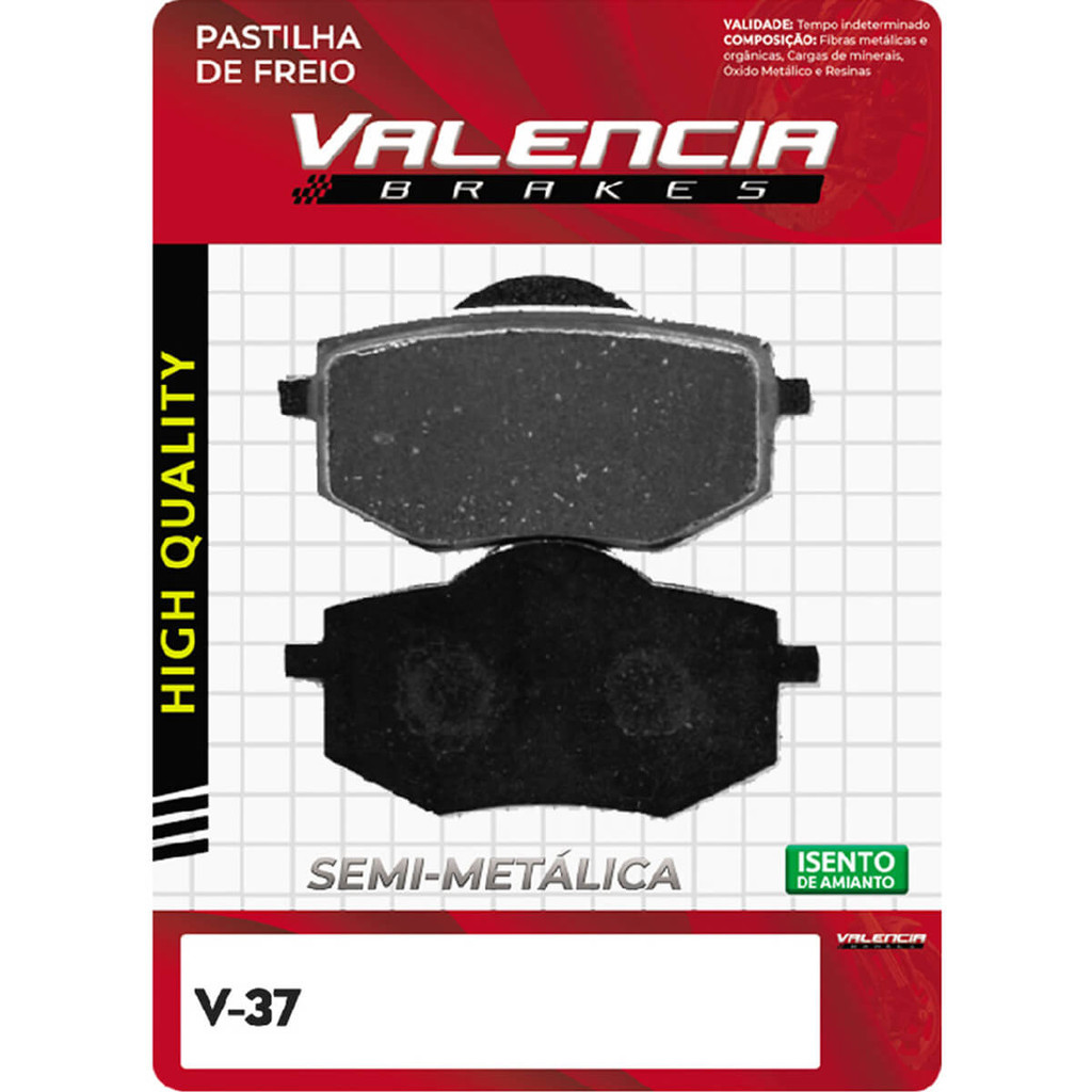 Pastilha De Freio Dianteiro Virago 250 1989 A 1994/ Virago 400 1988 Em Diante/ Virago 535 1988 A 1995 Valencia