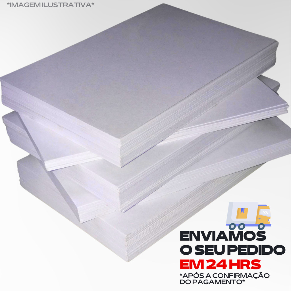 Kit Papel Offset A4 180g Branco 500 Folhas