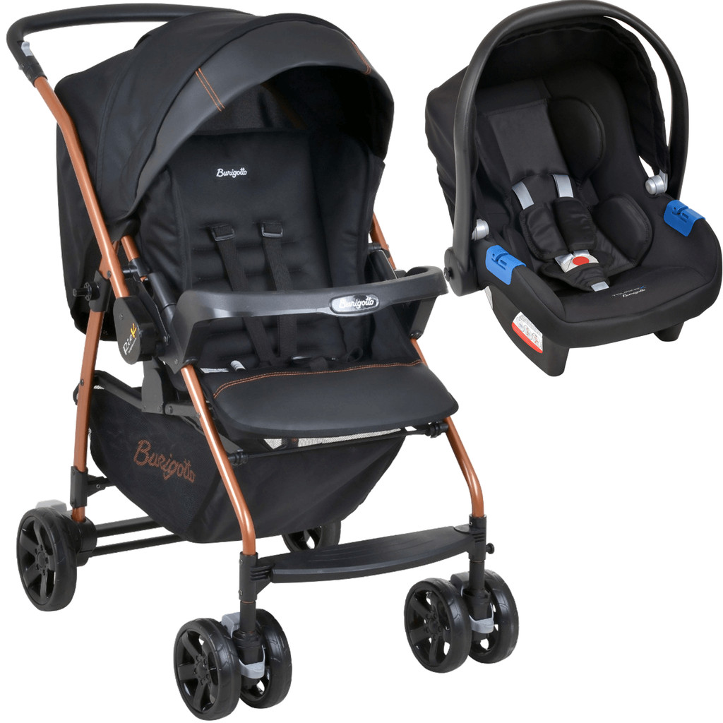 Carrinho de Bebe Passeio Bebe Conforto Burigotto Rio K Cobre em Oferta na Shopee