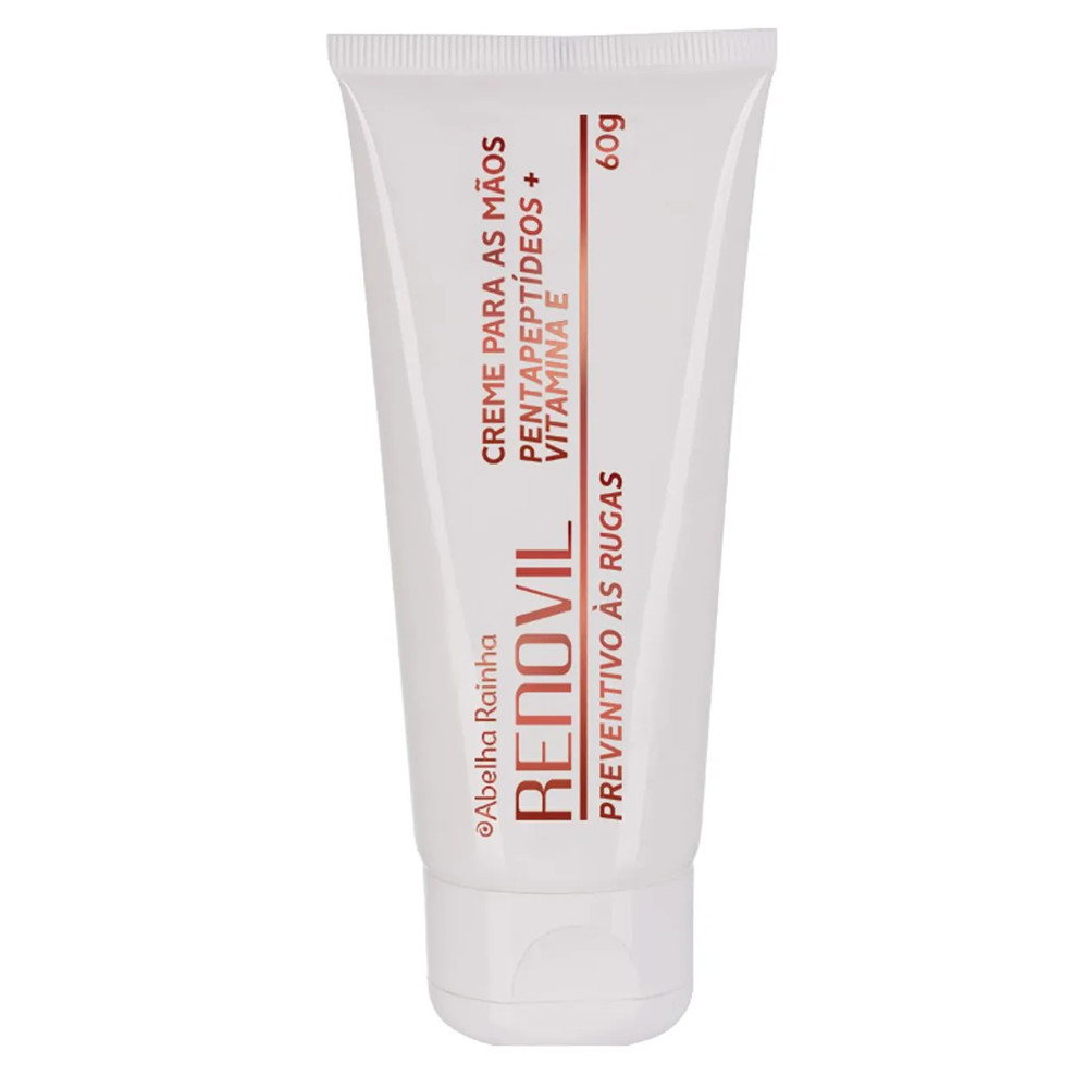 Abelha Rainha Renovil Creme Mãos Pentapeptideos + Vitamina E Preventivo as Rugas - 60g