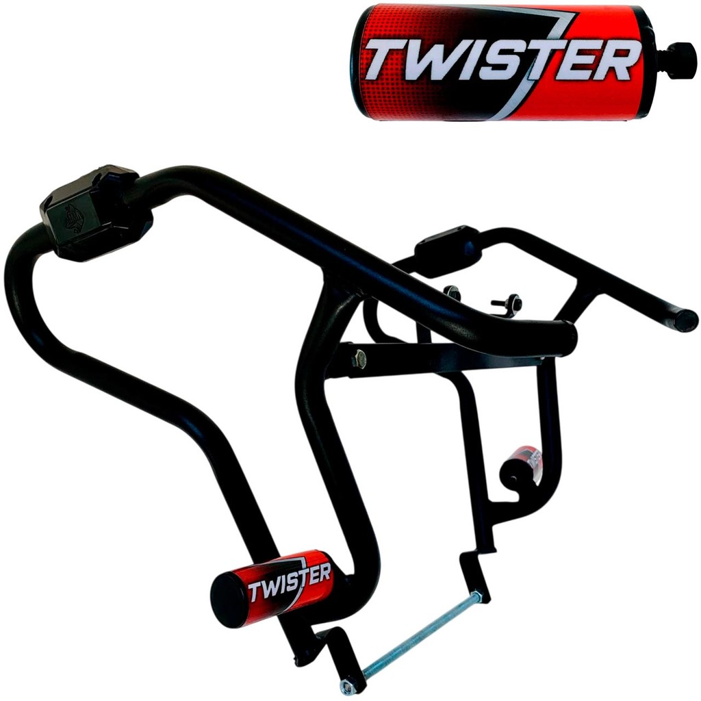 Cb 300F Modelo 2024 Protetor Carenagem Motor Tanque Vermelho Twister Mata Cachorro com Pedal Slider Moto