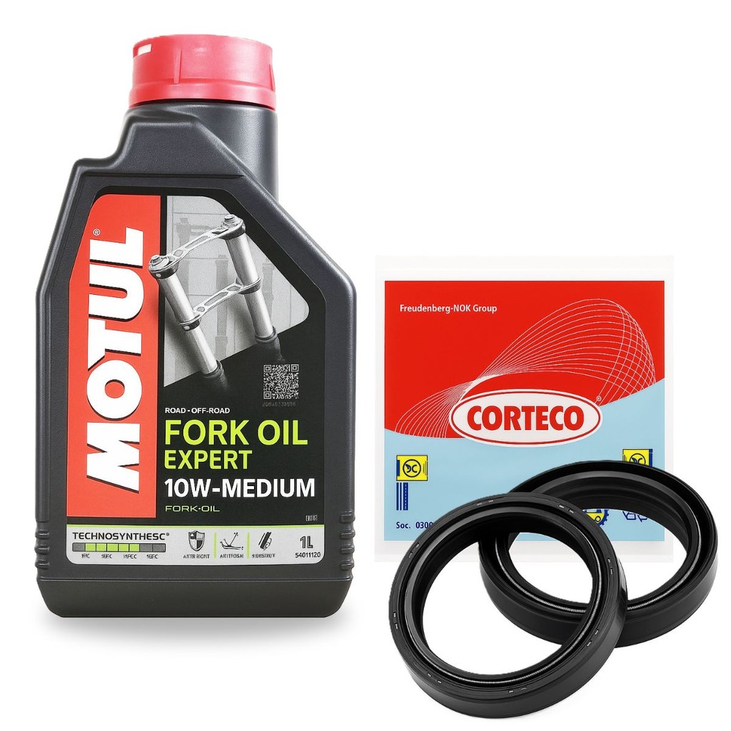 Kit Óleo da Bengala Xt 660r / Xt 660 Z Teneré Motul Fork Oil 10w + Retentores