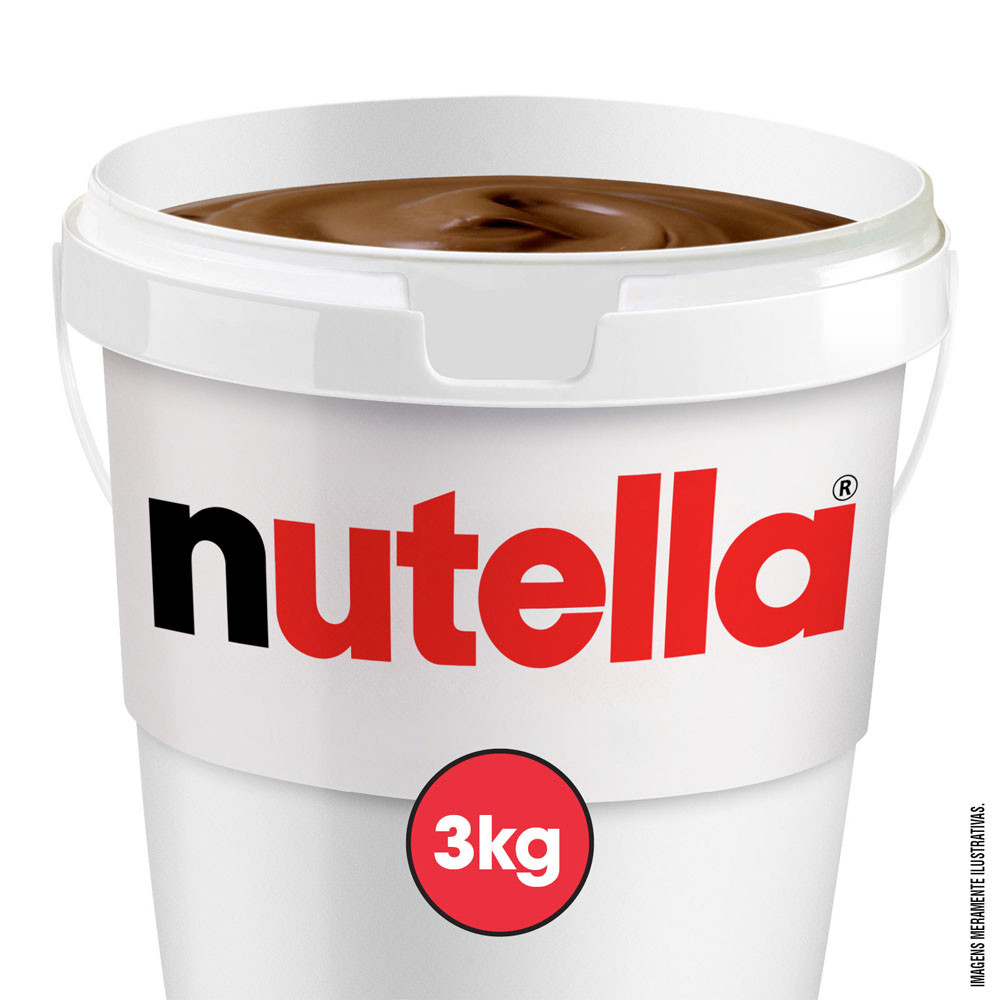 Creme De Avelã Balde 3kg Nutella