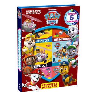 Patrulha Canina Minha Mini Biblioteca - Primeiras Palavras em Oferta na Shopee