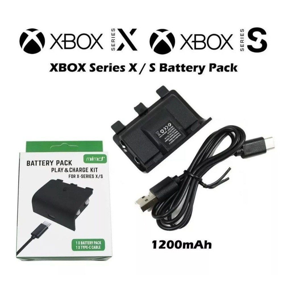 Bateria recarregável com cabo carregador para X-Box Series S/X Pronta Entrega em Oferta na Shopee