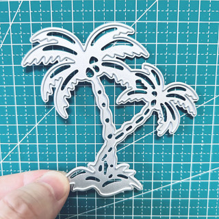 Corte De Metal De Coqueiro , Estêncil De Gravação De Scrapbooking DIY , Cartão De Felicitações Feito À Mão , Matrizes De em Oferta na Shopee
