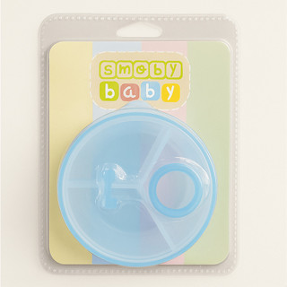 Porta Leite em Pó Smoby Baby Azul com Divisória em Oferta na Shopee