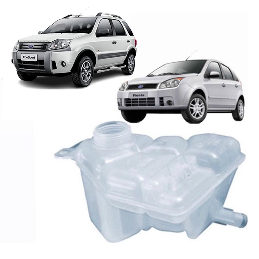 Reservatório Água Radiador Fiesta 1.0/1.6 Ecosport 1.6/2.0 2 Saídas 2003 A 2012 em Oferta na Shopee