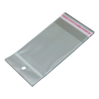 100 Pçs Saco Adesivado Transparente C/ Furo 7x12+3+3cm em Oferta na Shopee