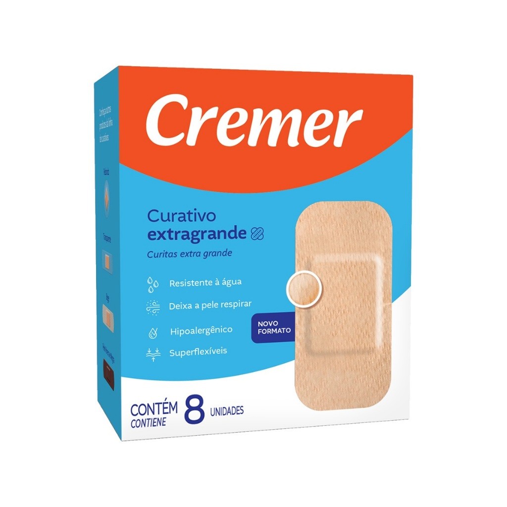 CURATIVO CREMER EXTRA GRANDE C/8un CADA